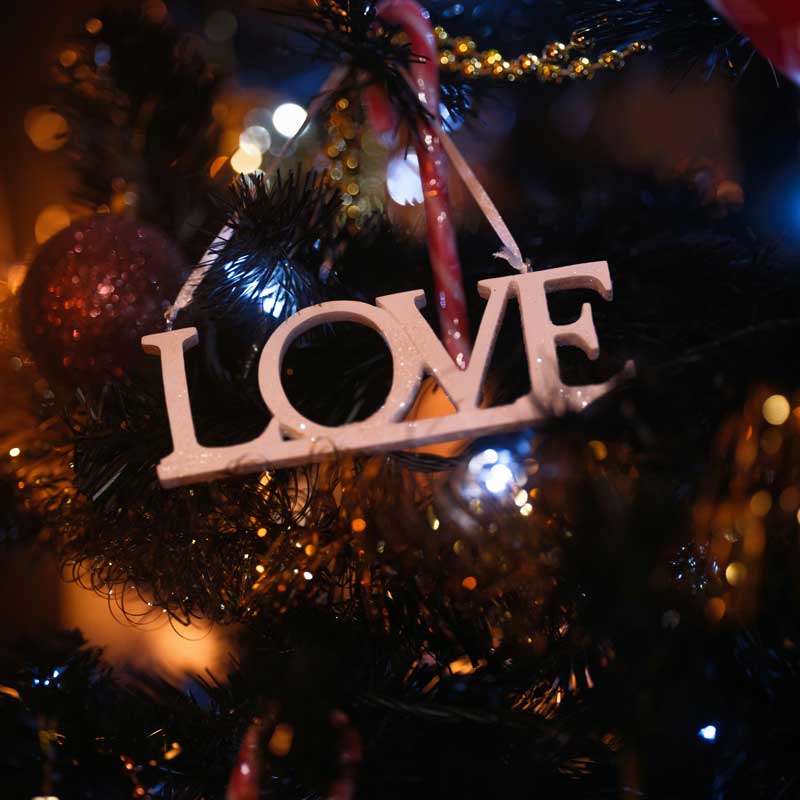Love Advent ornament